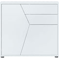 Sideboard verbindet grifflose Fronten und 2 Schubladen