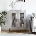 Sideboard aus Metall in Betongrau mit den Massen 69.5 x 34 x 90 cm