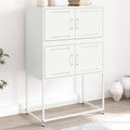 Sideboard mit den Massen 68.5 x 38.5 x 107 cm in Weiss
