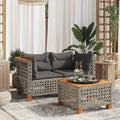 Sofa aus Rattan mit Flechtoptik