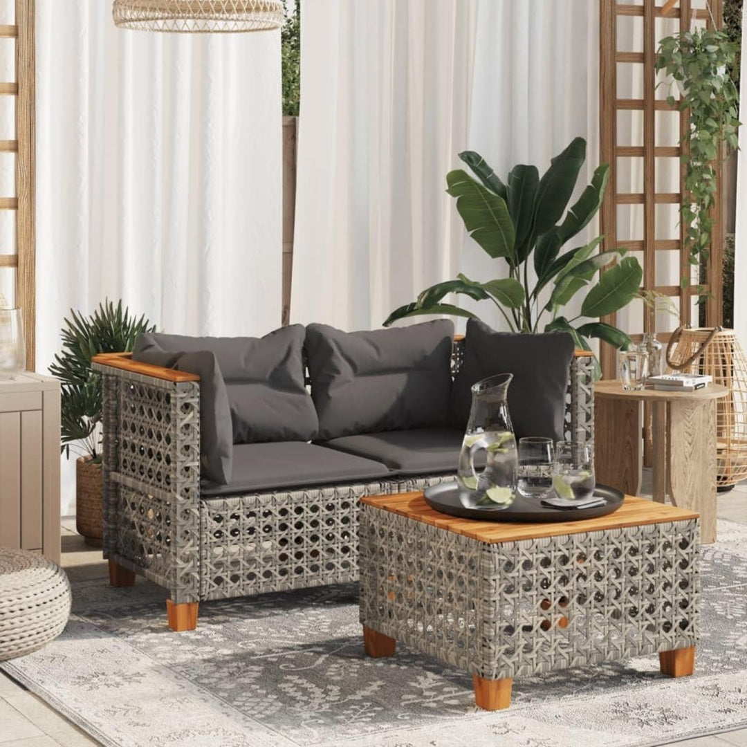 Sofa aus Rattan mit Flechtoptik