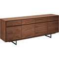 4 Schubladen und sanft schliessende Fronten an dem Sideboard