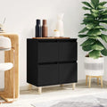 Sideboard in Schwarz aus Holzwerkstoff