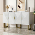 Glaenzende Oberflaechen und Hoehenverstellung an dem Sideboard