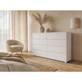 Sideboard mit 8 Schubladen und grifflosen Fronten
