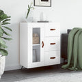 Sideboard mit Glastueren, geschlossenem Stauraum und Schubladen