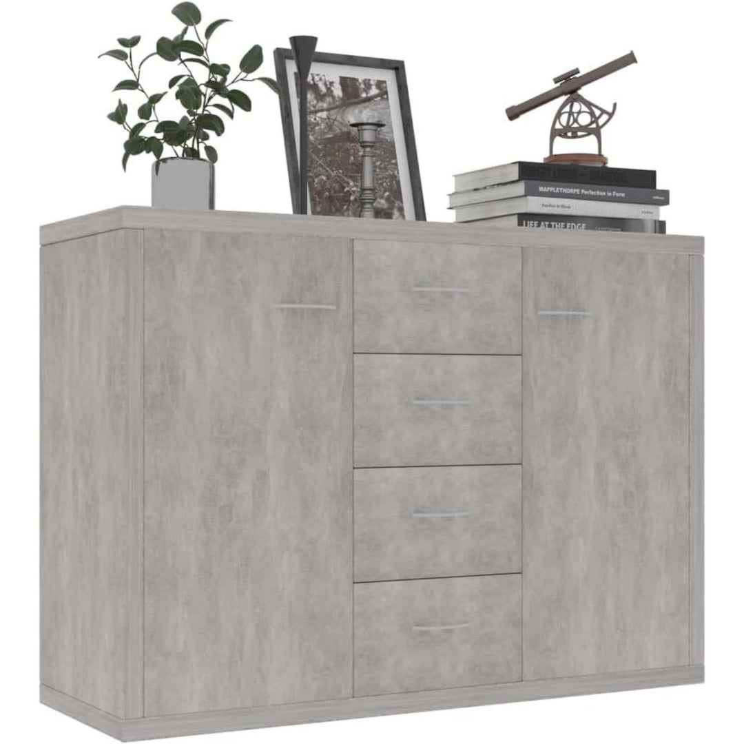 Sideboard mit 2 Tueren, Schubladen und 4 Schubladen