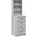 Matte Oberflaechen an dem Sideboard aus Holzwerkstoff